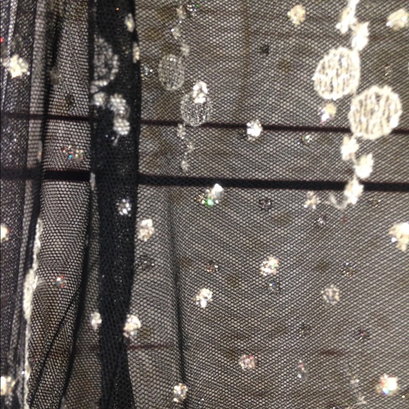SOLD ~ Super Sheer Sparkly Cover Top Size Medium - Picture 3 of 8